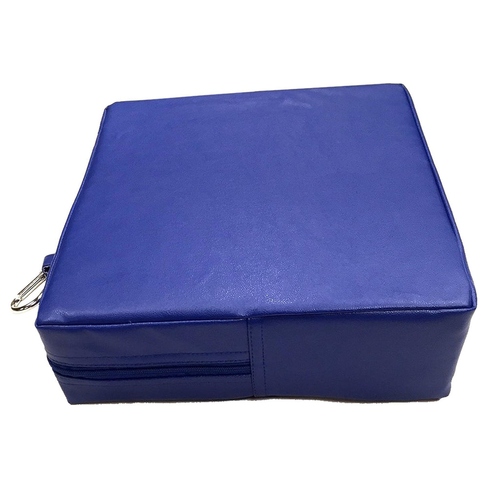 Coussin vibrant Senseez - Carré bleu, vinyle