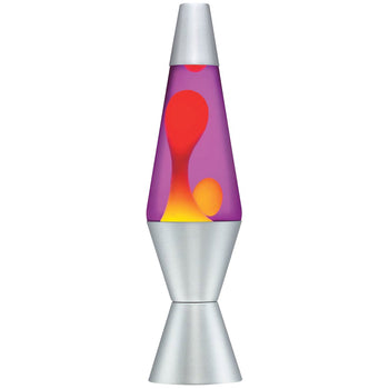 Lampe Lava - Jaune et mauve