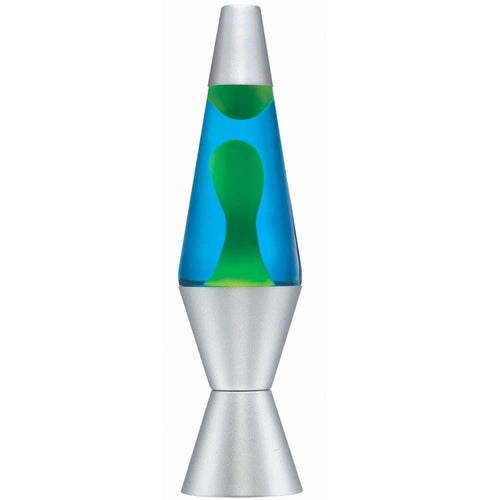 Lampe Lava - Vert et bleu