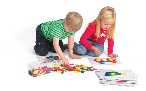 Solid Plastic Pattern Blocks
