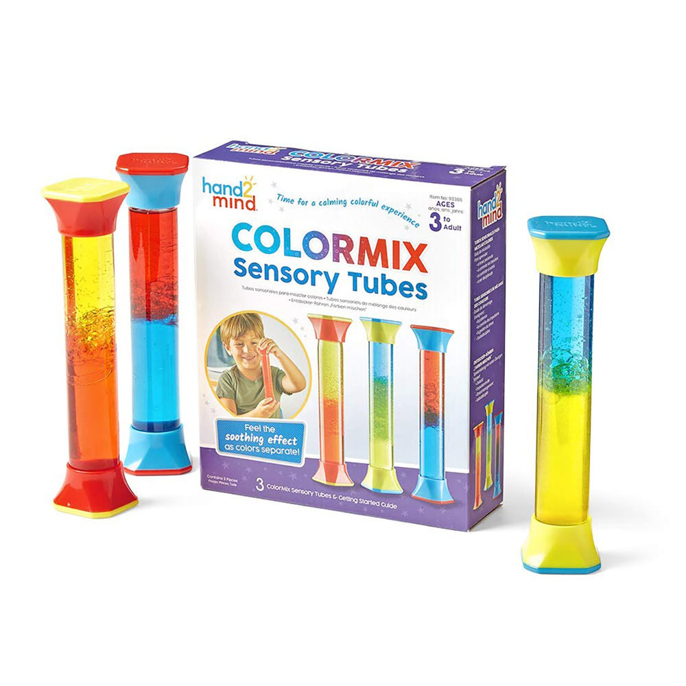 Tubes sensoriels mélange de couleurs
