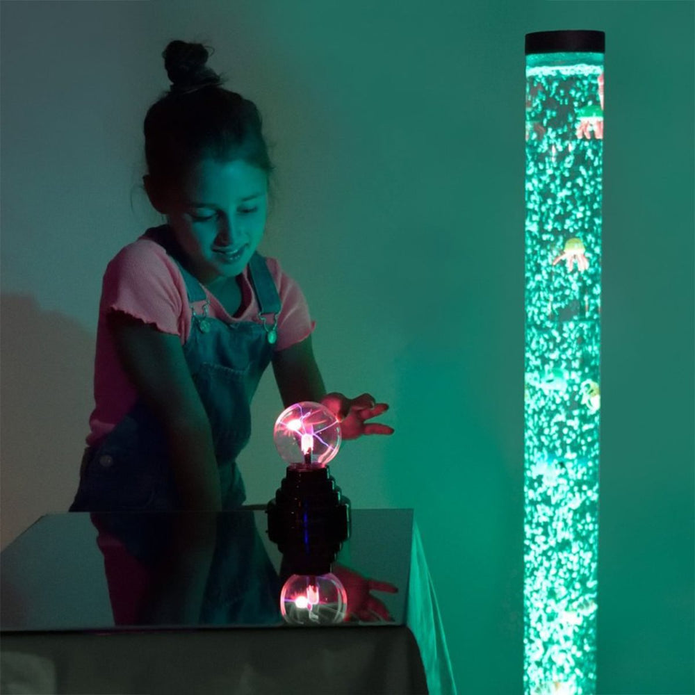 Ensemble tube à bulles et lampe plasma