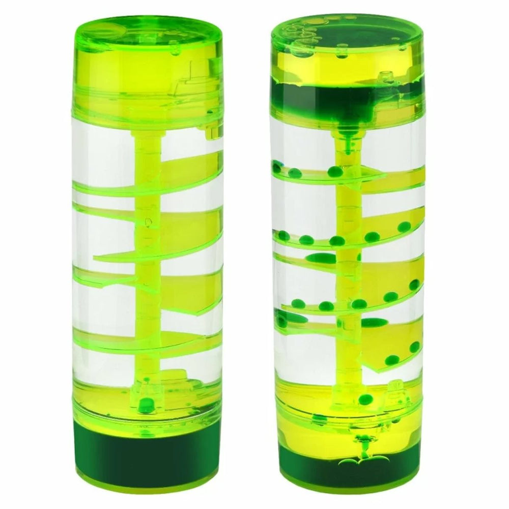 Ensemble de sabliers liquides en spirale