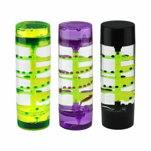 Ensemble de sabliers liquides en spirale