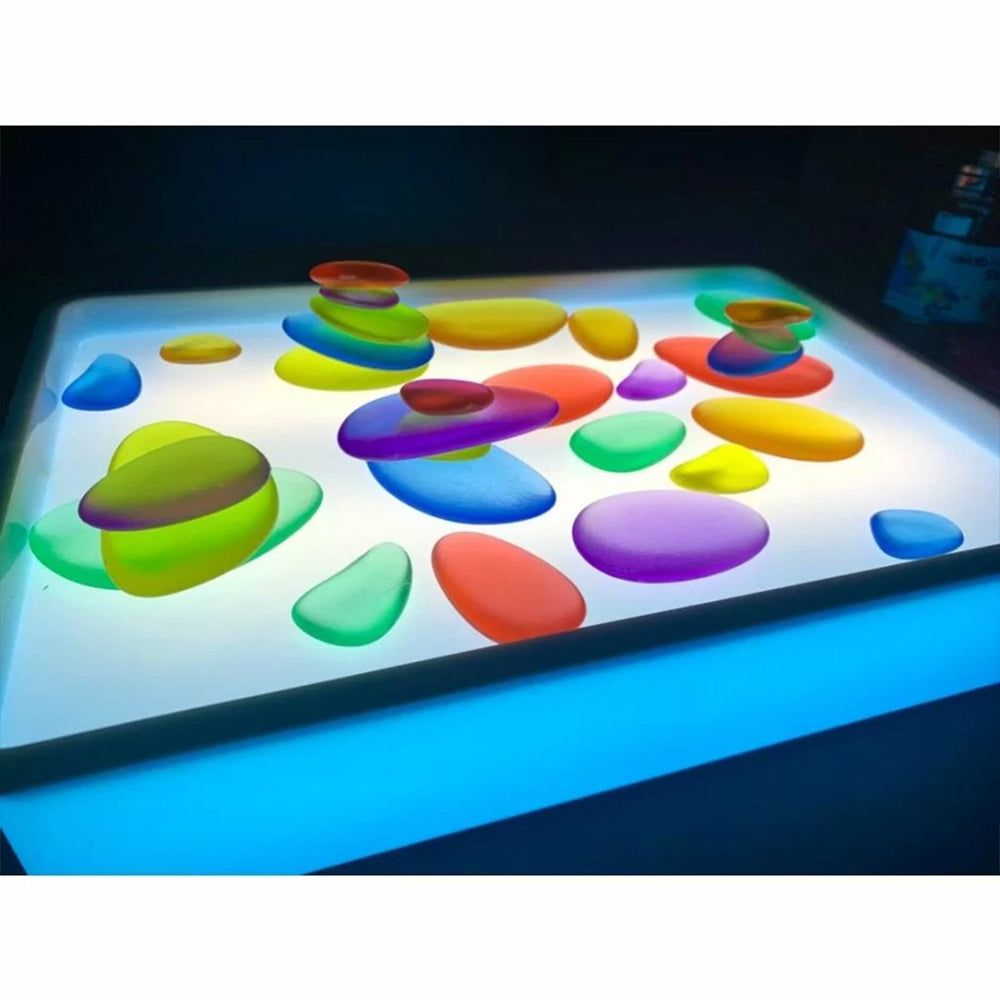 Rainbow Acrylic Pebbles