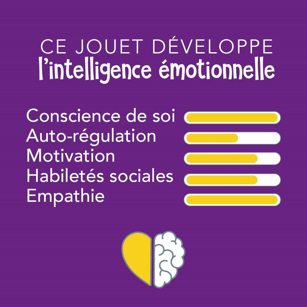 Tour d'émotions - blocs emboîtables et empilables – Version française 