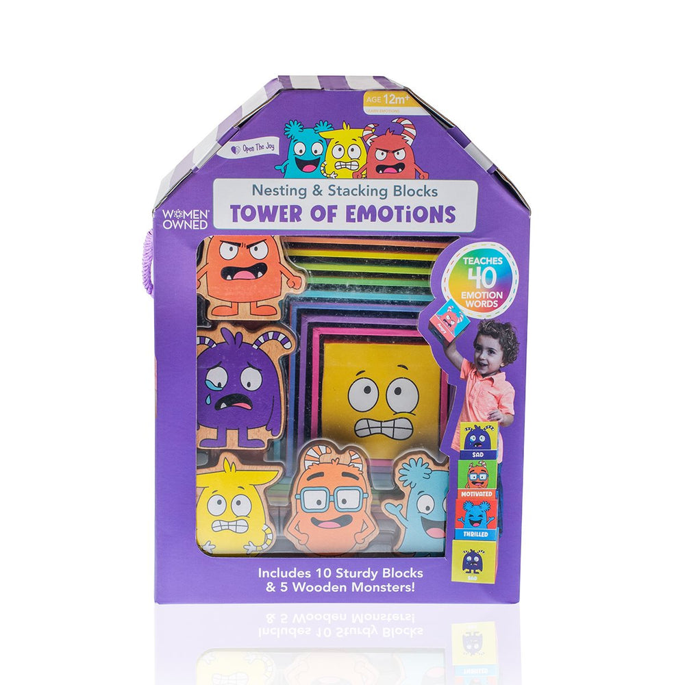 Tower of Emotions – Nesting & Stacking Blocks – English Version 