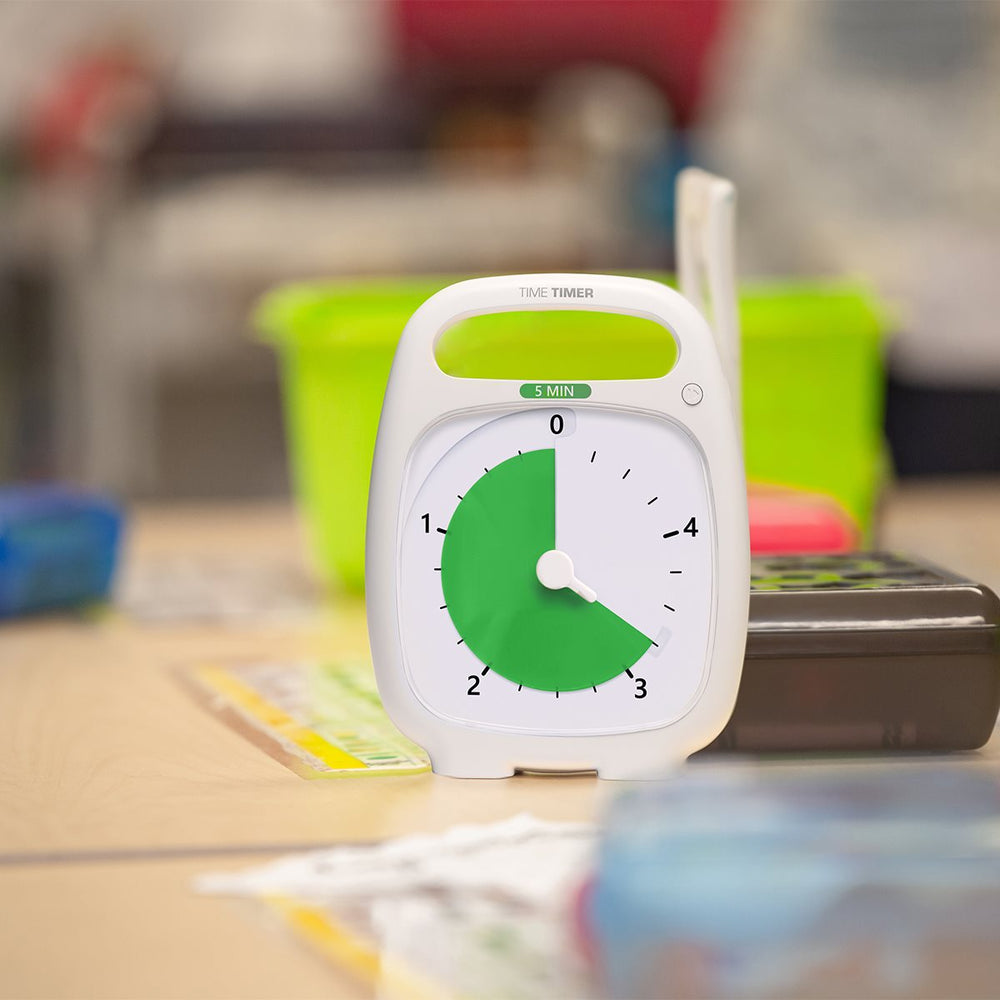 Time Timer Plus avec bouton pause – 5 min