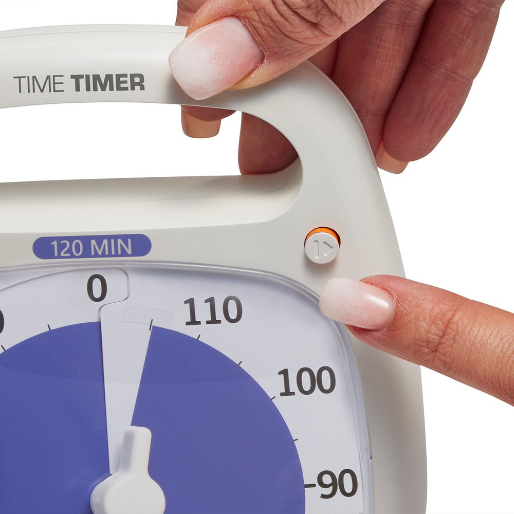 Time Timer Plus avec bouton pause – 120 min