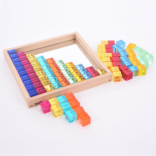Cubes de perception avec plateau miroir
