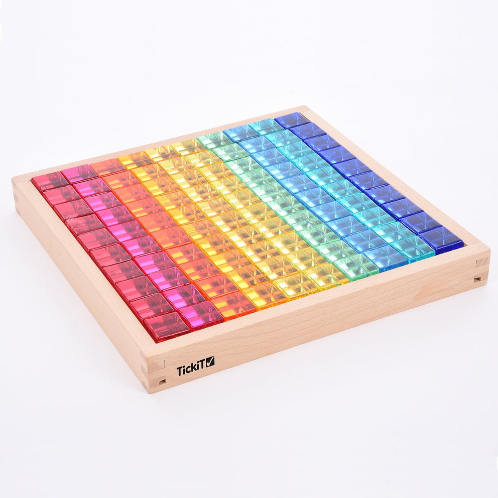 Cubes de perception avec plateau miroir