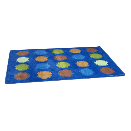 Tapis rectangulaire avec motif de points