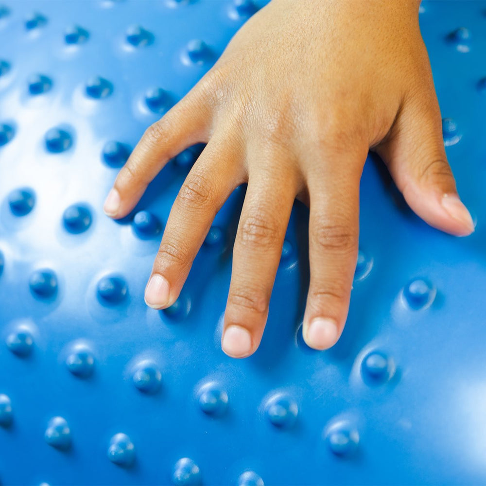 Ballon sensoriel texturé en forme d'arachide