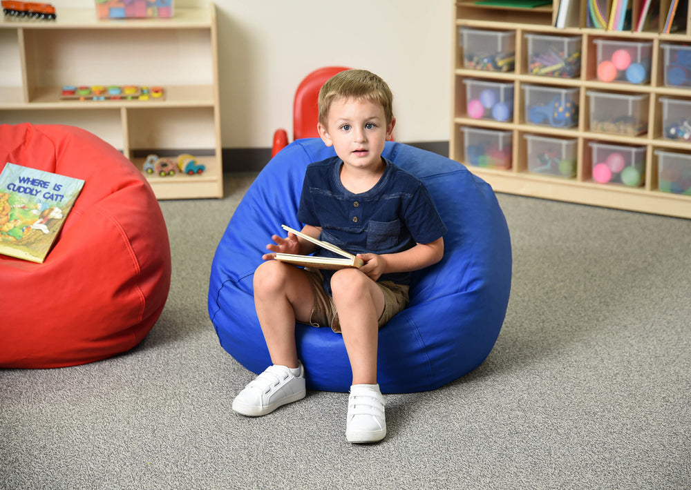 Fauteuil rond de 89 cm - Bleu