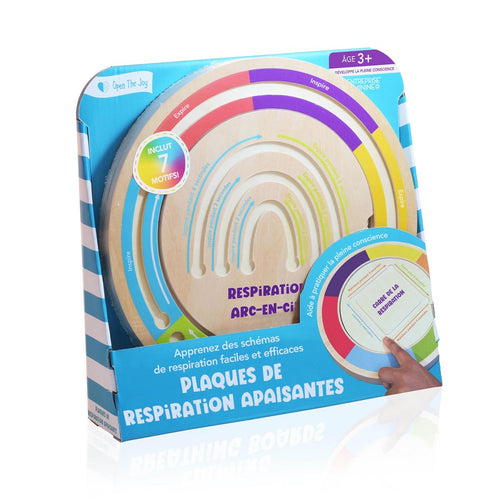 Plaques de respiration apaisantes - Version française