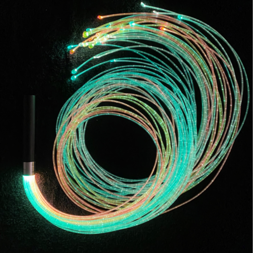 Queue de fibre optique portative aux couleurs UV