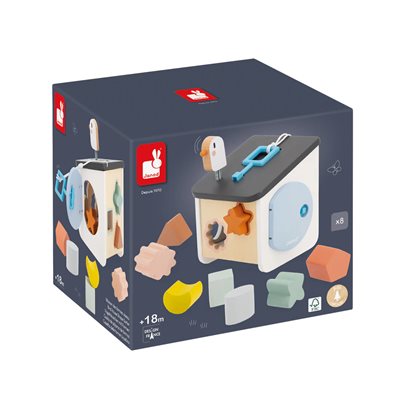 Wooden Shape Sorter - Birdhouse