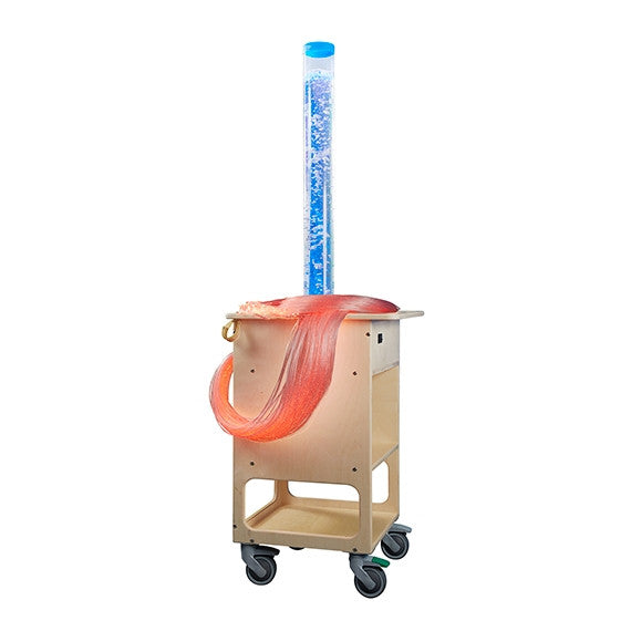 Chariot mobile - tube à bulles