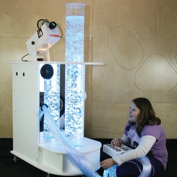 Robot mobile interactif à bulles