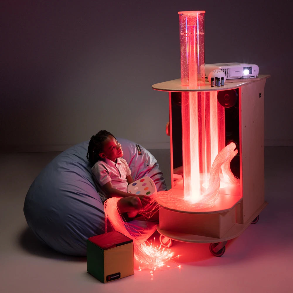 Robot interactif pour tubes à bulles popcorn