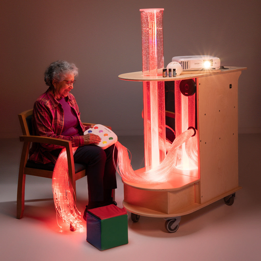 Robot interactif pour tubes à bulles popcorn