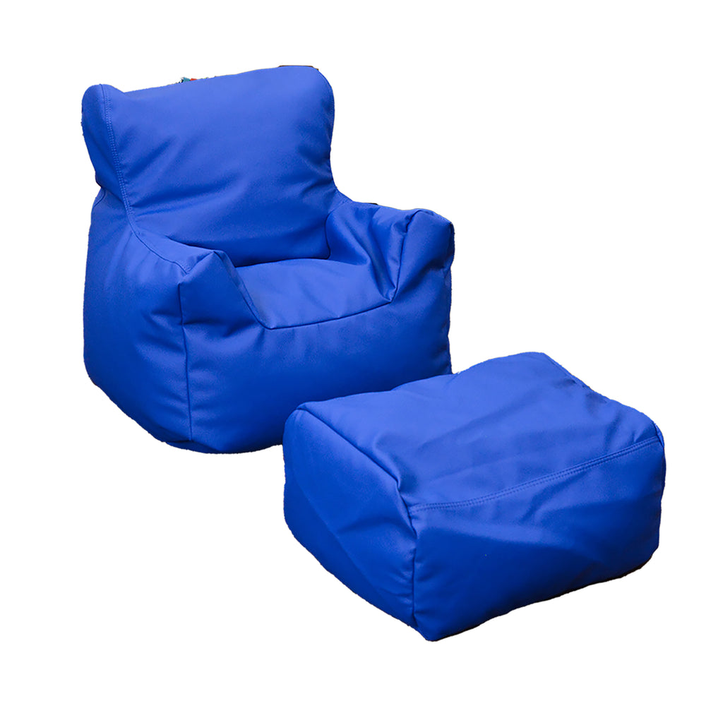 Bean Chair and Ottoman