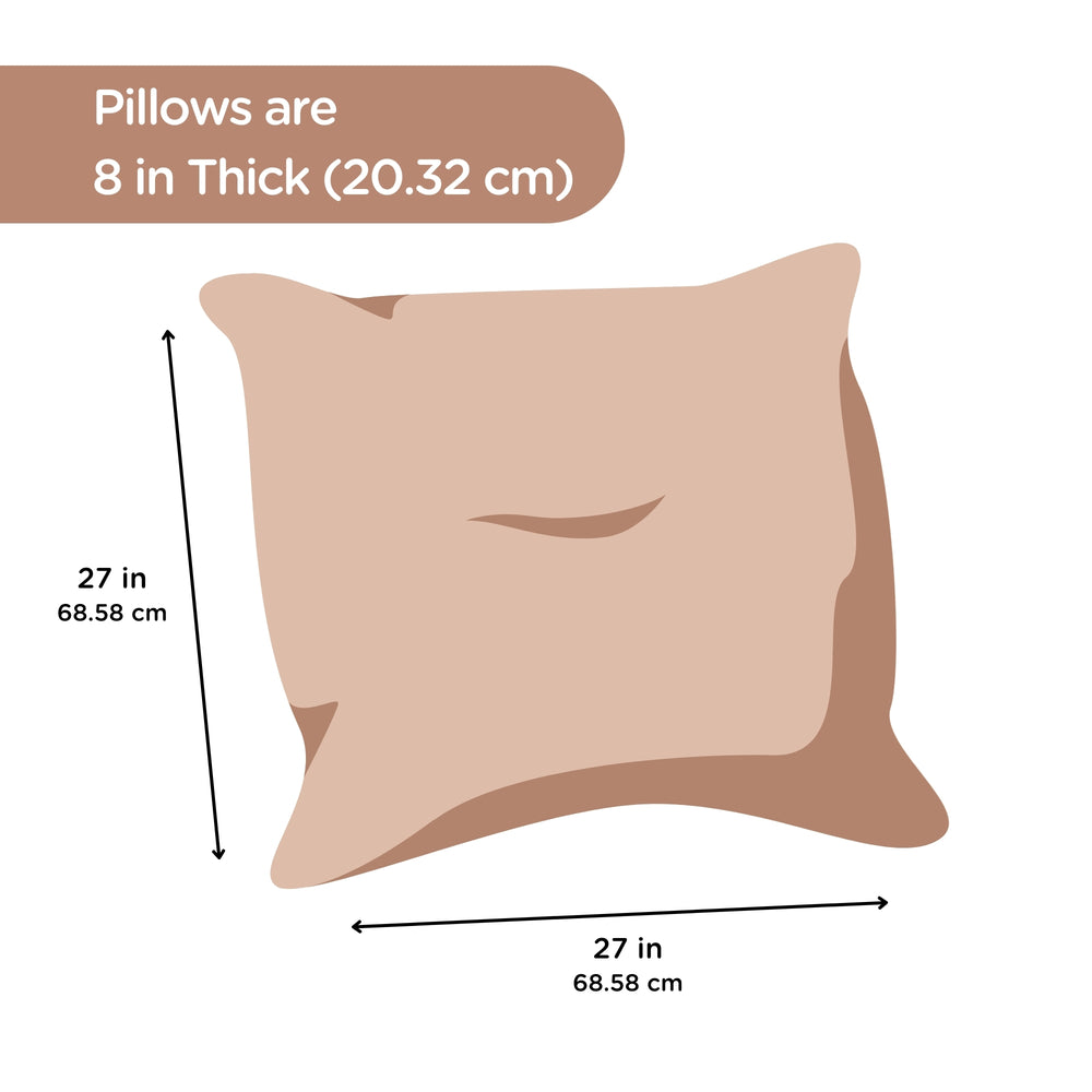 Square Floor Pillow - Set of 4