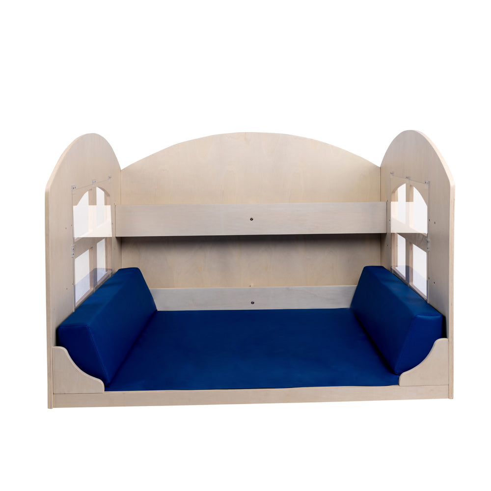 Coin lecture avec étagères à livres