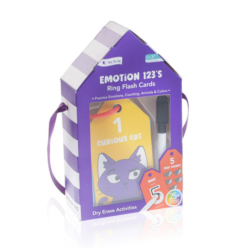 Emotions 123's - Portable Dry Erase Activities - English Version