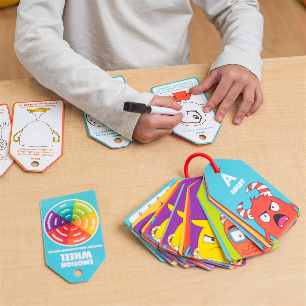 Emotions ABC's - Portable Dry Erase Activities - English Version