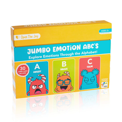 Jumbo ABC Emotion Cards - English Version