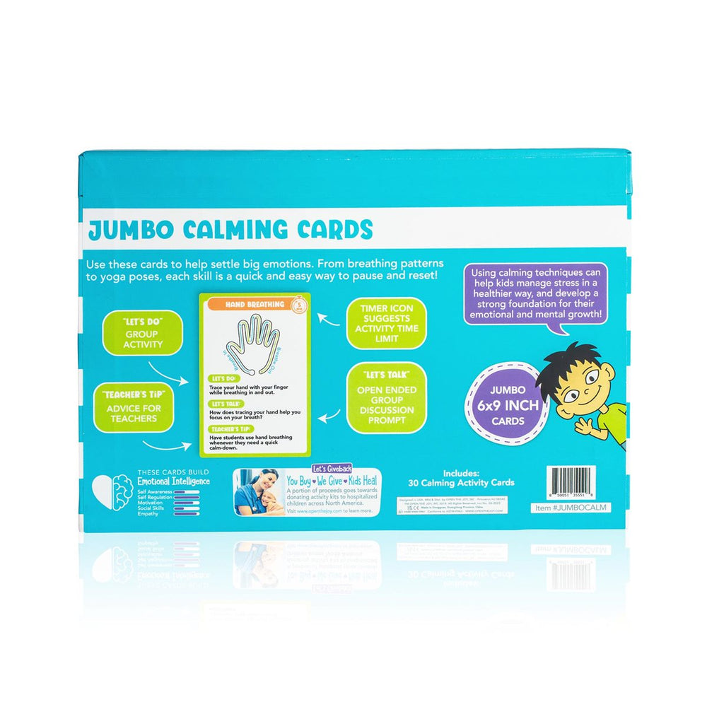 Jumbo Calming Tools Cards - English Version