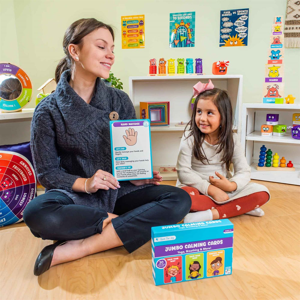 Jumbo Calming Tools Cards - English Version
