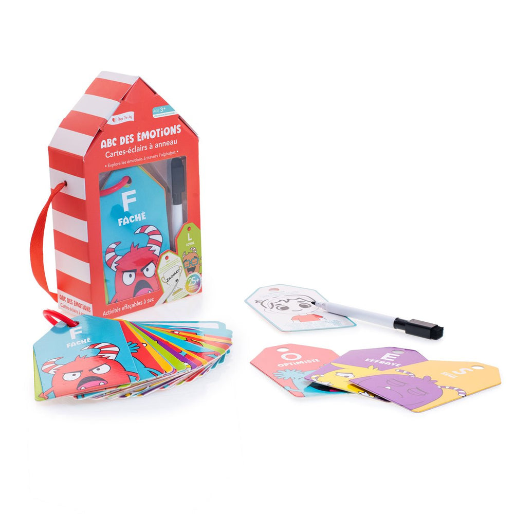 Cartes ABC des émotions - Activités portatives - Version française