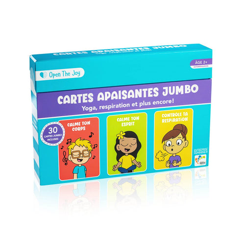 Cartes apaisantes jumbo - Outils apaisants pour la classe - Version française