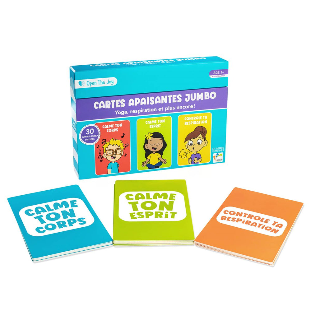 Cartes apaisantes jumbo - Outils apaisants pour la classe - Version française