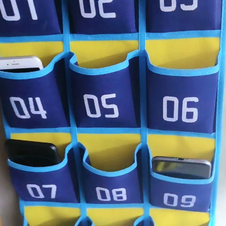 Système de rangement pour cellulaires - 30 pochettes