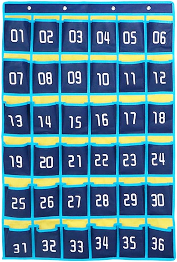Système de rangement pour cellulaires - 36 pochettes