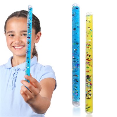 Set of 2 Glitter Wands ABC and Numbers