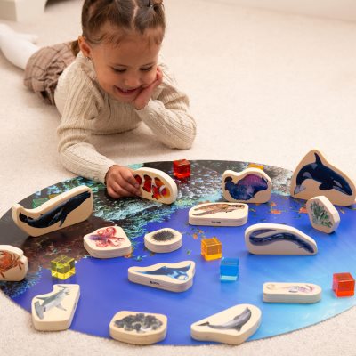 Wooden Blocks - Sea Life