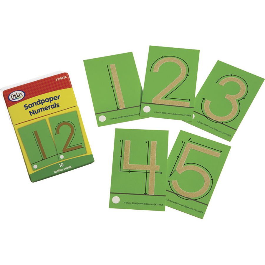 Tactile Sandpaper Numerals