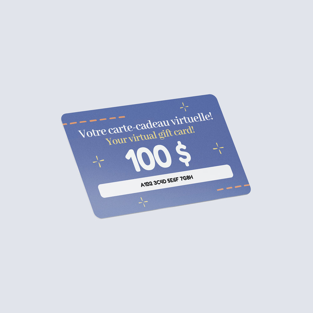 Carte-cadeau virtuelle