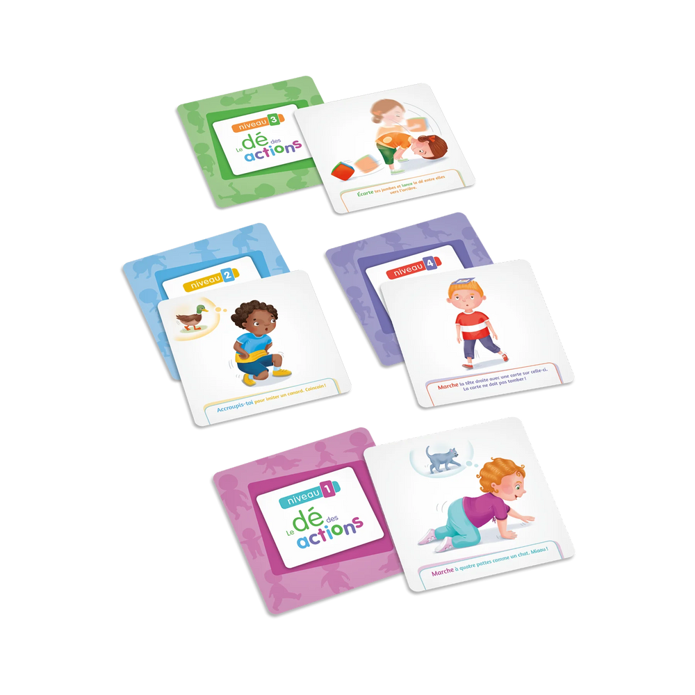 Le dé des actions - Cartes supplémentaires