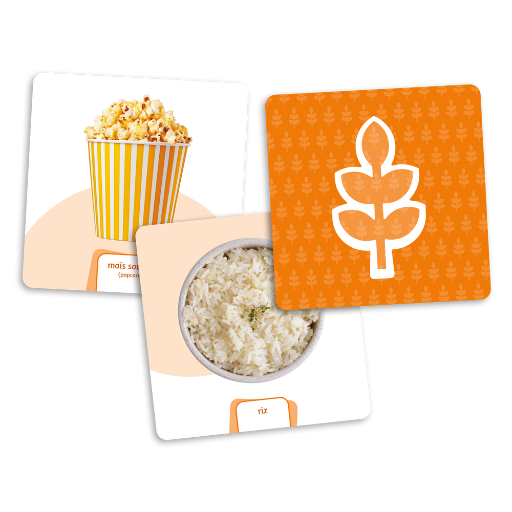 Le dé des premiers mots - Les aliments (extension)