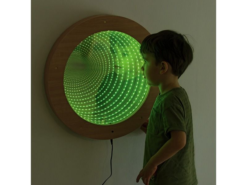 Miroir infini avec télécommande