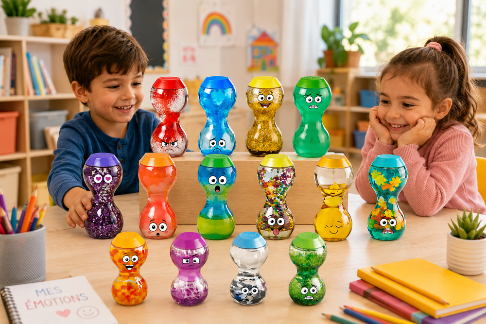 Bouteilles sensorielles émotions - Ensemble complet