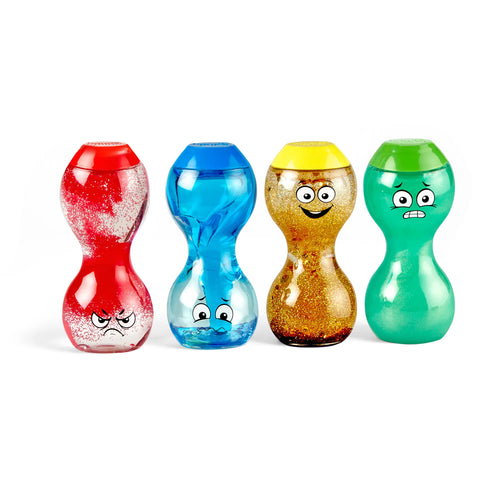 Emotions Sensory Bottles – Happy, Sad, Scared & Angry