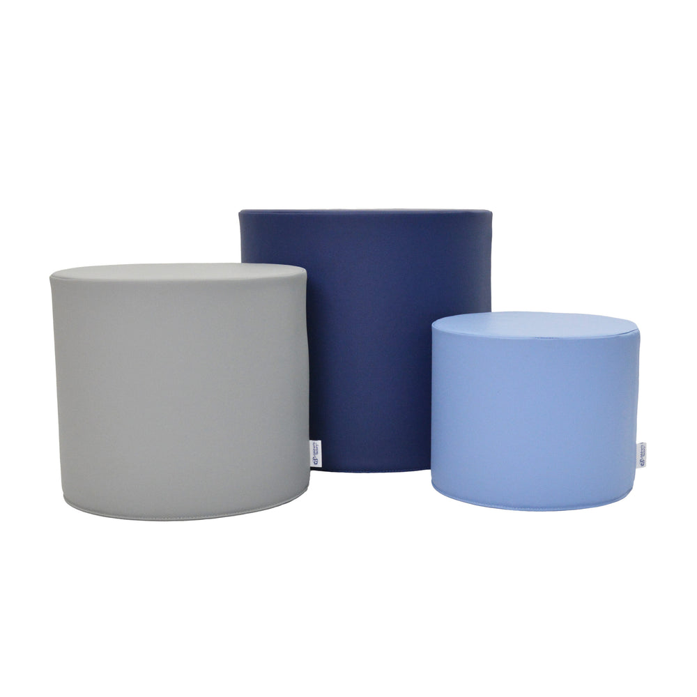 Trio de poufs