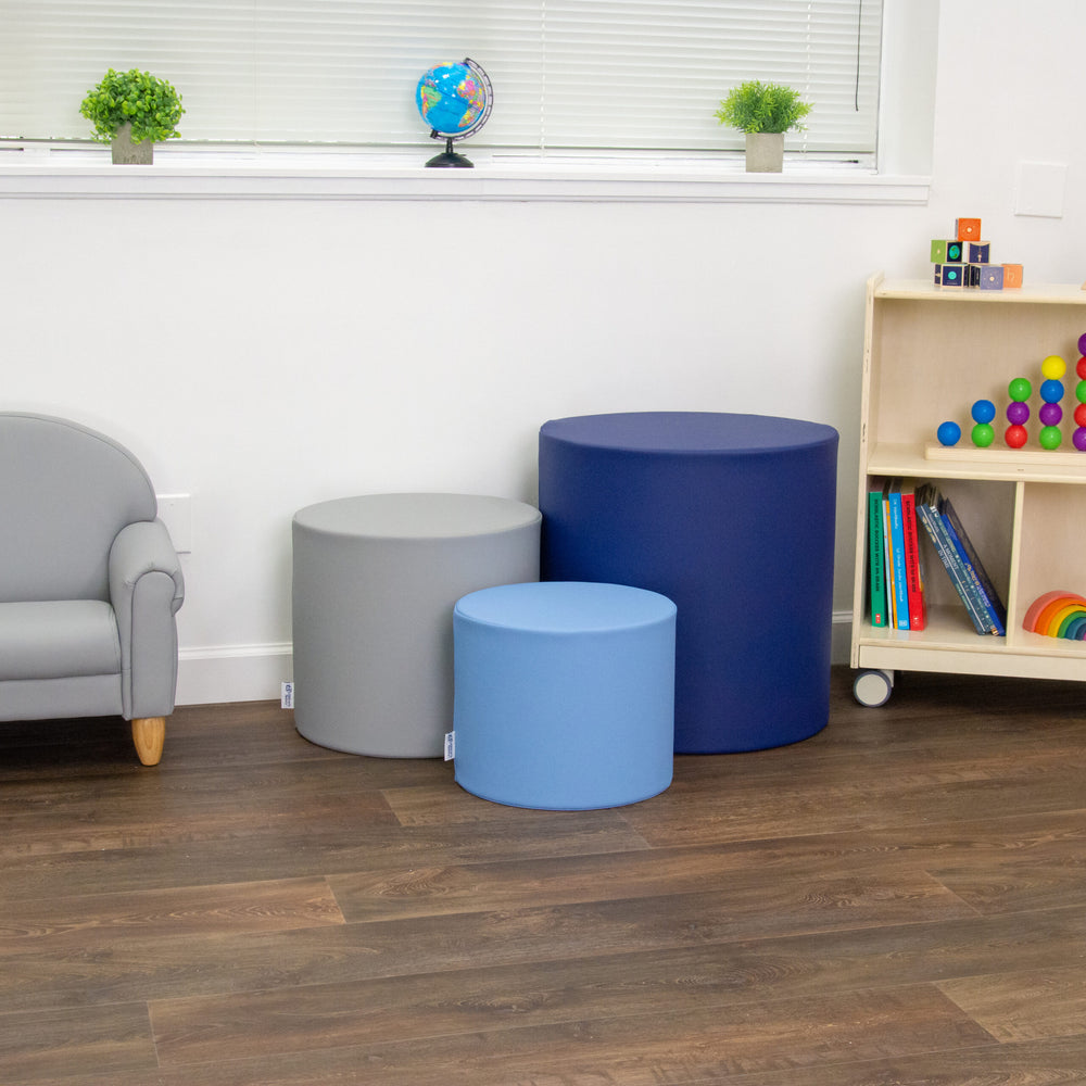 Trio de poufs