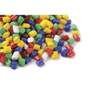 Sable de plastique
